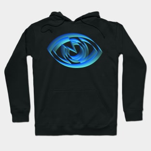 3D Psychedelic Eye Design Hoodie